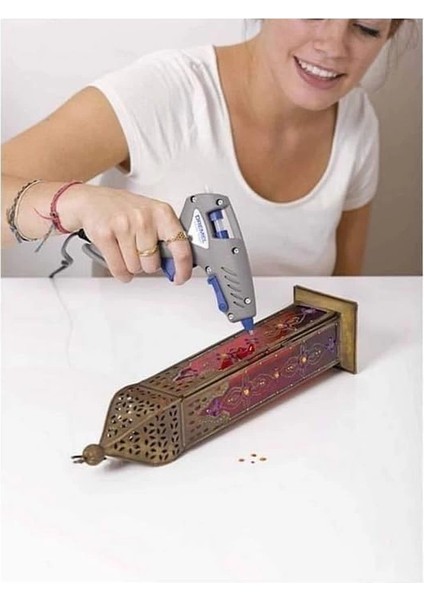 940 Yüksek Sıcaklık Tutkal Tabancası, 195° C, 11MM, 3'lü Tutkal Çubuğu Dahil fırsatları