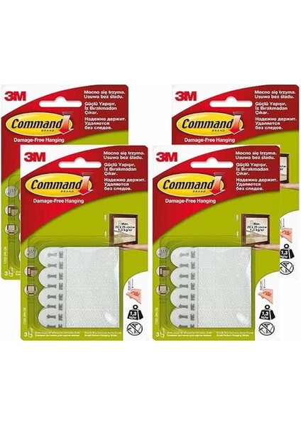 17202-3PK - Cıs Küçük Boy Cırt Bant, 4x fiyatları