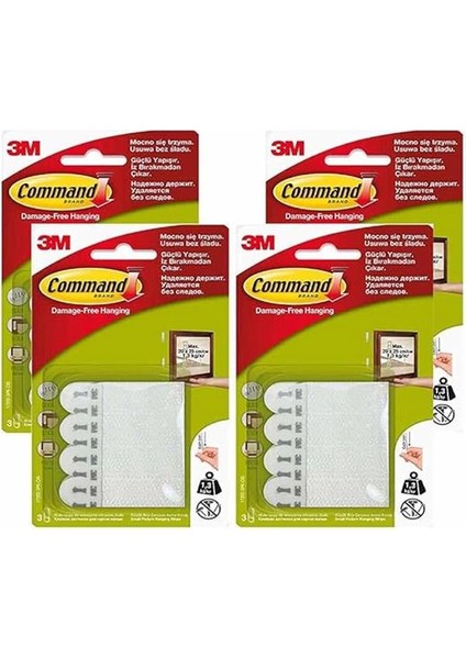 17202-3PK - Cıs Küçük Boy Cırt Bant, 4x