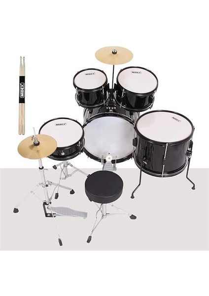 CD500X-BK Akustik Çocuk Baterisi Davulu Seti 5-18 Yaş Için Full Set modelleri