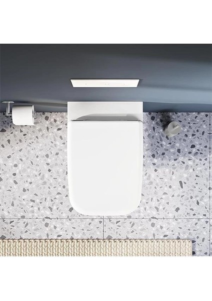 Shift 91003R-009 Yavaş Kapanır Klozet Kapağı, Duroplast, Beyaz fiyatları