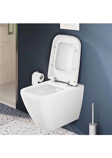 Shift 91003R-009 Yavaş Kapanır Klozet Kapağı, Duroplast, Beyaz fırsatları