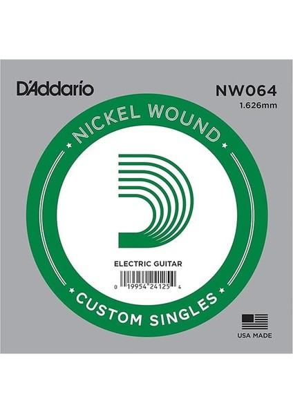 D'addario NW064 Elektro ve Akustik Tek Tel, (Kalın Mi) fiyatları