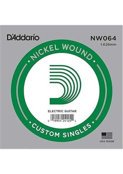 D'addario NW064 Elektro ve Akustik Tek Tel, (Kalın Mi) fırsatları