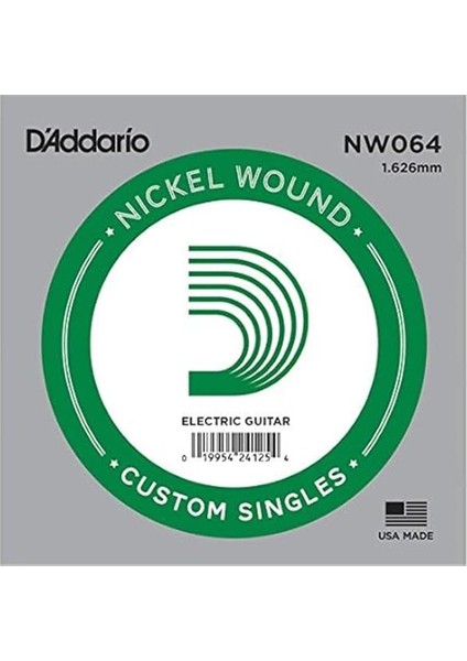 D'addario NW064 Elektro ve Akustik Tek Tel, (Kalın Mi) indirimleri