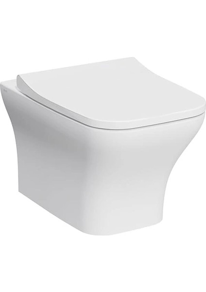 Zentrum Square 7484B003-0090 Asma Klozet, Beyaz,gizli Montaj, 54 cm modelleri