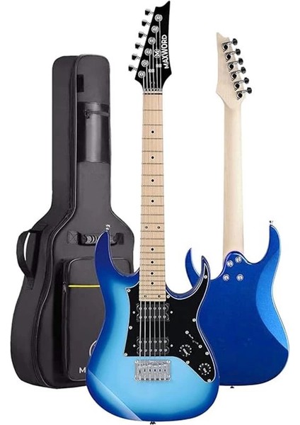 DE-150BL-35AMP Maple Klavye Hh Yüksek Kaliteli 35W Amfili Elektro Gitar Seti modelleri