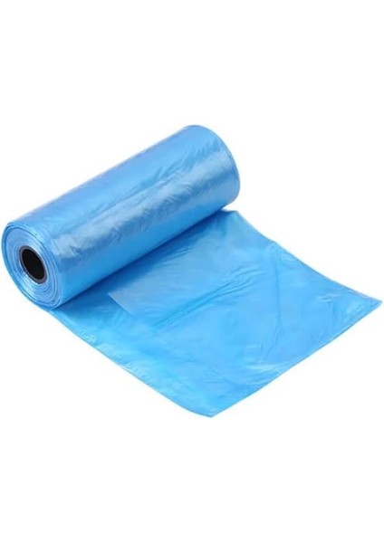 Kedi Köpek Kaka Poşeti Evcil Hayvan Dışkı Kaka Torbası 15 Rulo (225 Poşet) (Mavi)