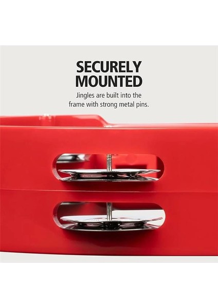 Meinl Percussion Percussion HTT10R Stainless Steel Jingle 2-Rows 10 Inç Tour Tamburin (Kırmızı) indirimleri