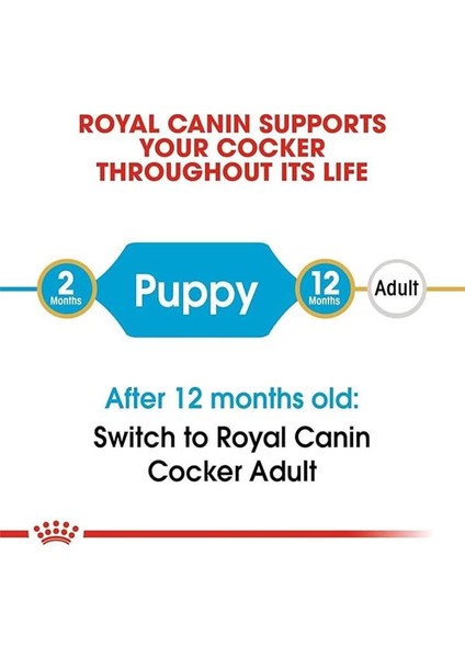 Cocker Kuru Köpek Maması, Yavru Köpek, 3 kg indirimleri