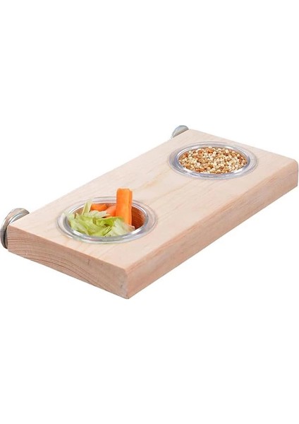 X-Perk Ağaç Tünek Doğal Ahşap Yemlikli Kuş Tüneği fırsatları