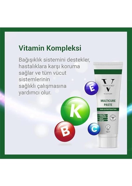 Multicure Kedi Multivitamin ve Mineral Desteği Paste 100 gr fırsatları