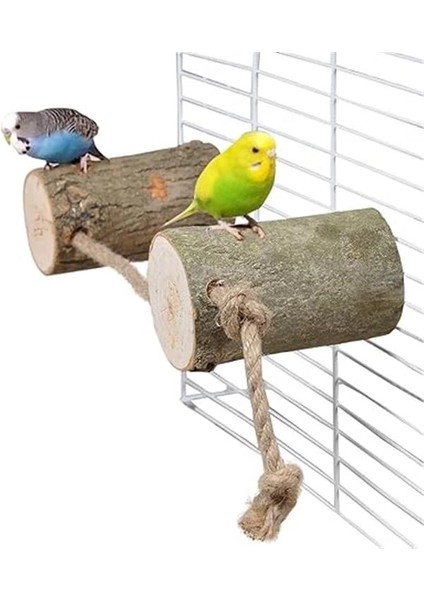 X-Perk Doğal Ağaç Ipli Kütük Tünek 2'li Set indirimleri