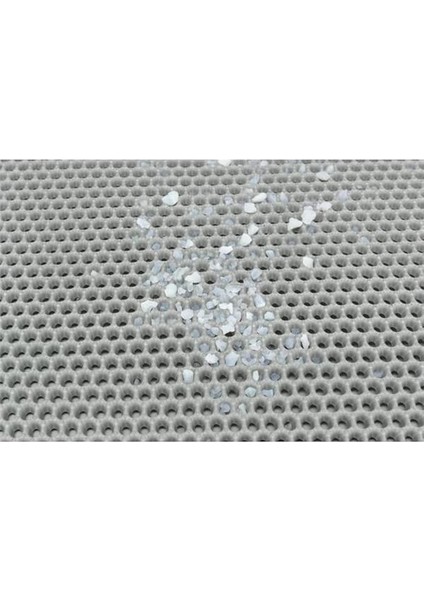 Kedi Tuvalet Paspası, Çift Katlı, 35X45 Cm, Gri