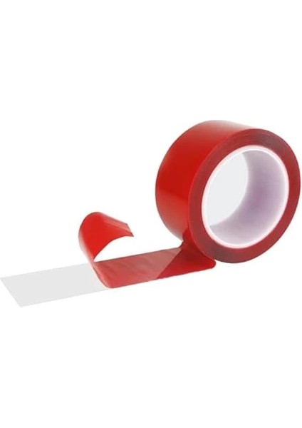 48 mm x 2 Metre Çift Taraflı Silikon Nano Bant: Güçlü Yapışkan, Çok Amaçlı Kullanım