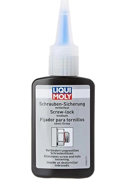 Orta Mukavemetli Diş Kilitleyicisi 50 G Otomotiv Bakım Ürünü