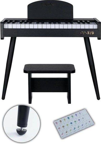 CP-370BK Ahşap Çocuk Piyanosu Pilli 37 Tuşlu Gerçek Piyano Tuşları fiyatları