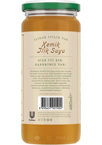 Kemik Ilik Suyu 4 Porsiyon 480 ml fırsatları