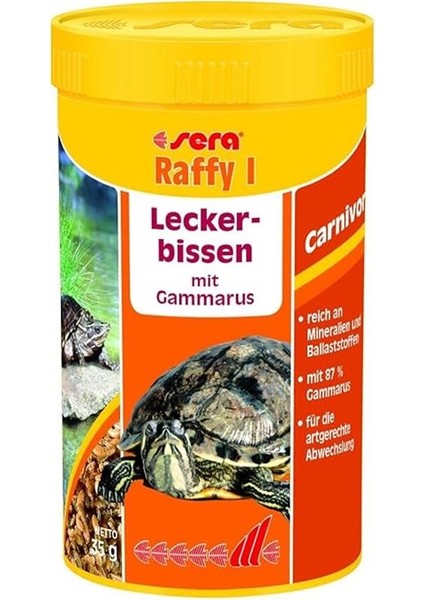 Raffy I Nature 250 ml Kaplumbağa Yemi