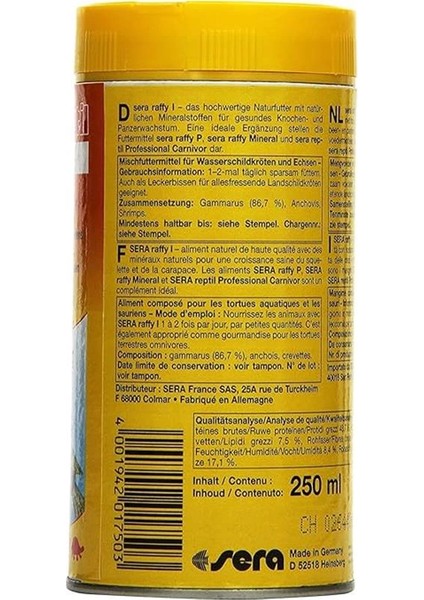 Raffy I Nature 250 ml Kaplumbağa Yemi fiyatları