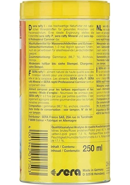 Raffy I Nature 250 ml Kaplumbağa Yemi indirimleri