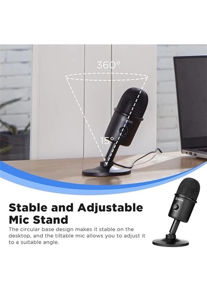 By-Cm3 Masaüstü USB Mikrofon modelleri