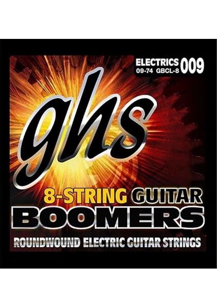 Gbcl-8 Set Elektro Gitar Telleri, Altın