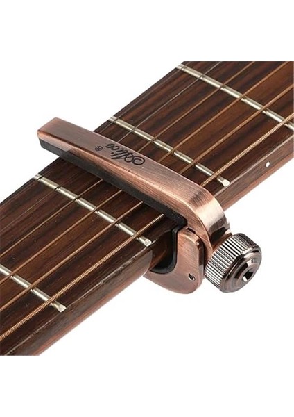 Klasik Akustik Kapo Ayarlanabilir Yastıklı Bronz Ukulele Saz Bağlama Kapo Capo indirimleri