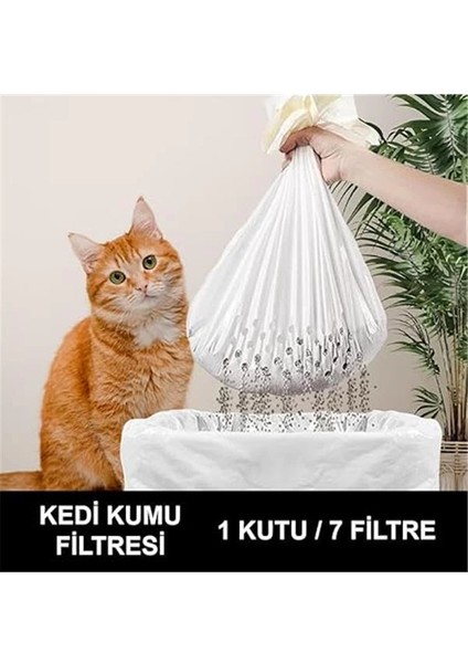 Kedi Kumu Filtresi, Elekli Filtre, Kokusuz – Kedi Tuvaleti Temizleme Filtresi, Kedi Bakım