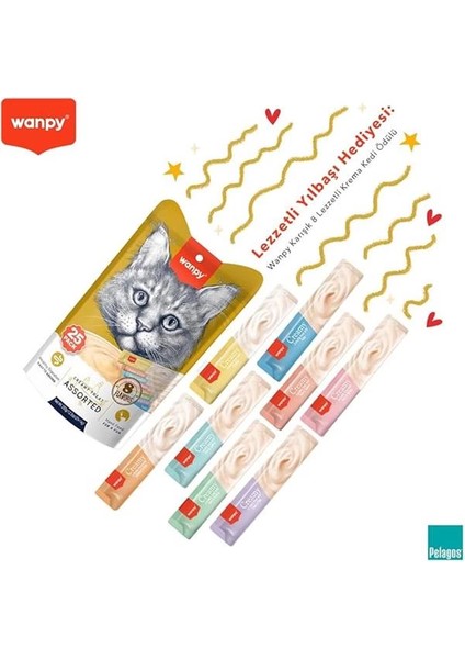 Karışık Sıvı Kedi Ödülü 25X14 gr fırsatları