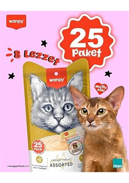 Karışık Sıvı Kedi Ödülü 25X14 gr
