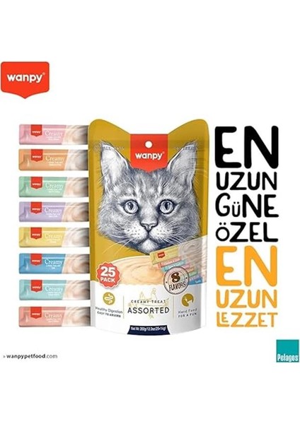 Karışık Sıvı Kedi Ödülü 25X14 gr
