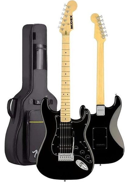 RPH-40BK-30AMP Full Black 30W Amfili Elektro Gitar Seti Hsh Manyetik Maple Klavye Üst Kalite modelleri