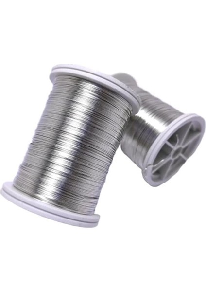 Alüminyum Çiçek Teli, Gümüş Renk Kalınlık : 3.00 mm - 10 Metre modelleri