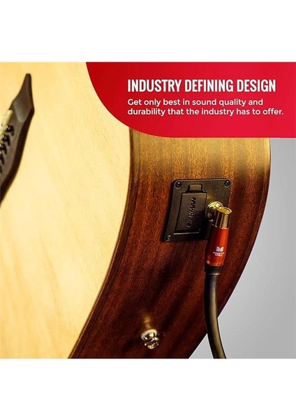 Prolink Acoustic Instrument Cable - Right Angle To Straight | 6.4mt fırsatları