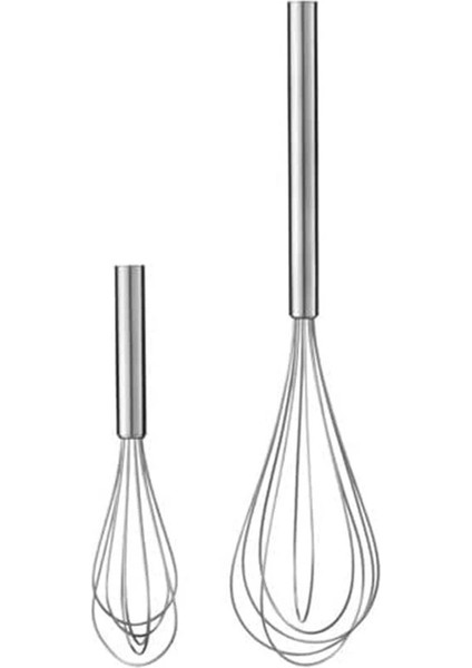 Ikea Çırpıcı Paslanmaz Çelik 2'li Set