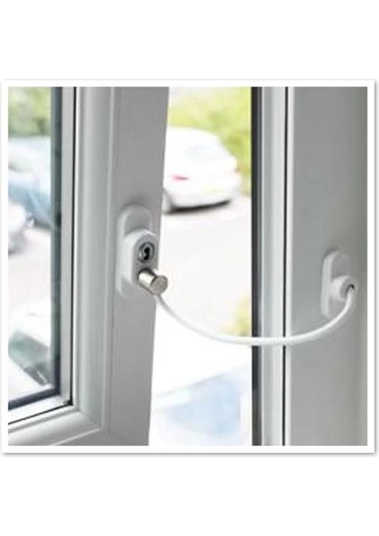Kablolu Pvc Pencere Kilidi, 5'li Set indirimleri