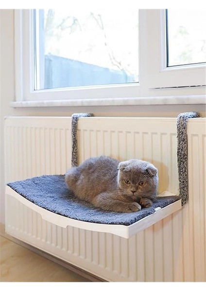 Kedi Petek Kalorifer Radyatör Yğı Askılı Kedi Yğı Hamağı TERASI47X 27,5 cm 18 kg