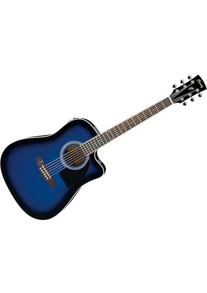 PF15ECE-TBS Elektro Akustik Gitar Şeffaf Mavi Sunburst