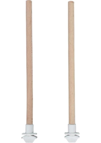 X-Perk Ahşap Kuş Tüneği Kuş Tünek 2 Adet Boy 15 cm Çap 10 mm