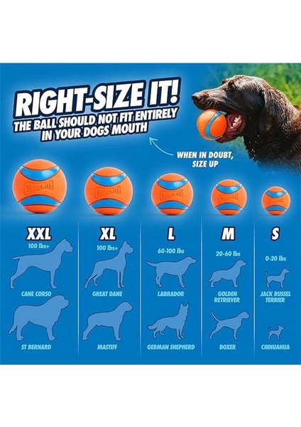 ! Ultra Ball Köpek Oyun Topu (Xl Boy)