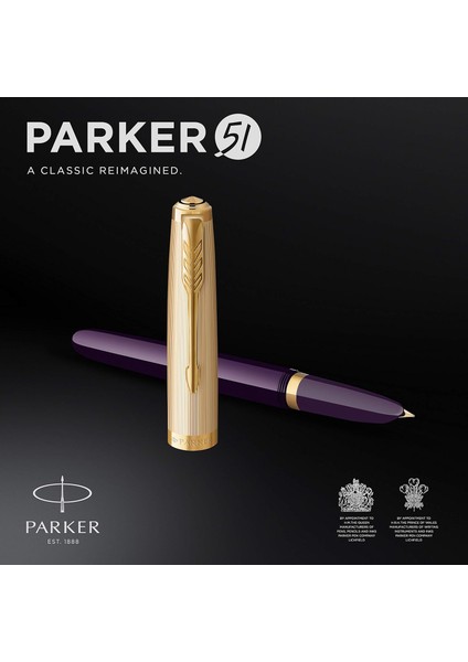 51 Deluxe Mürdüm Gt, Dolma Kalem, 18K F Uç fiyatları