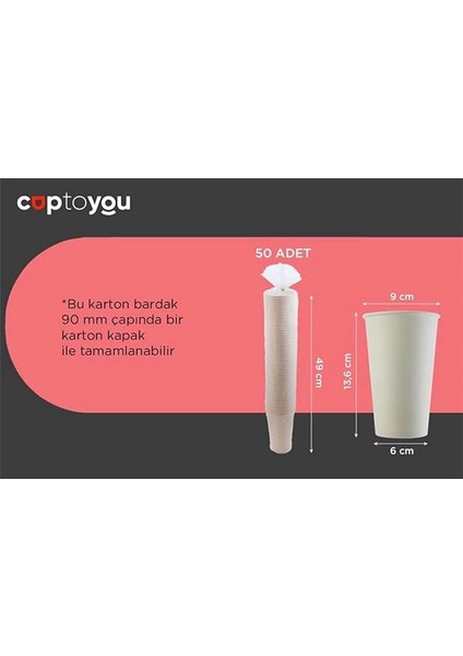 50 Adet Parti Bardağı, Beyaz Tek Kullanımlık Karton Bardak 16 Oz, Büyük Kağıt Bardak 400 fırsatları