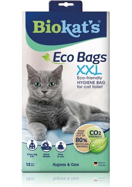 Biokat's Kedi Kumu Hijyen Torbası, Xxl, 12'li