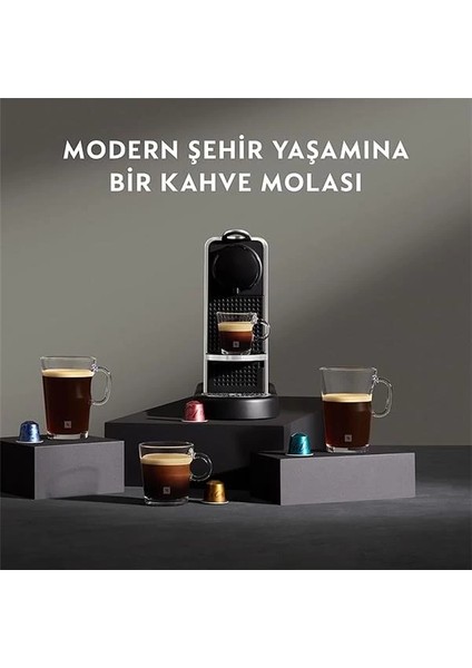 C 140 Citiz Platinum, Paslanmaz Çelik Kahve Makinesi