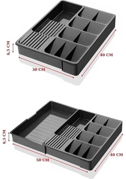 Ayarlanabilir Çekmece Içi Kaşıklık - Çatal Kaşık Bıçak Düzenleyici - Kepçelik - Çekmece Içi modelleri