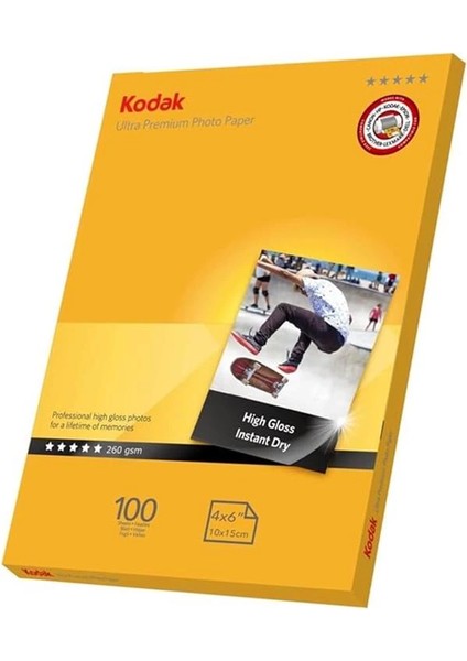 RGP4RRC-260-10X15 Inkjet Fotoğraf Kağıdı, 100 Adet, Mürekkepli Yazıcı Uyumlu fiyatları