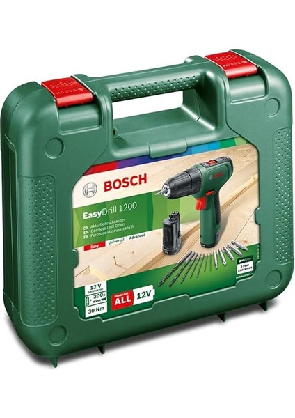 Akülü Vidalama Easydrill 1200 (2 Adet 12 Volt Akü, Taşıma Çantası Içinde)