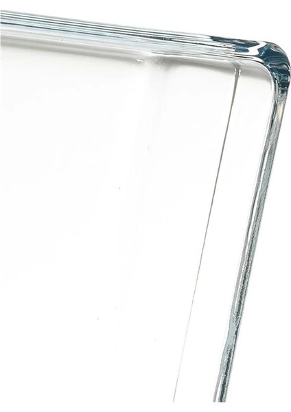 Pasabahce Borcam Premium Dikdörtgen Tepsi, 20 cm x 29 Cm, Şeffaf, 2.5 Litre