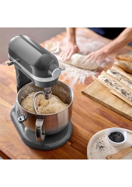 Artisan Kaldırılabilir Kaseli Stand Mikser, Medallion Silver, 6,6 L fırsatları